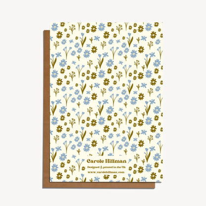 Love greeting card floral