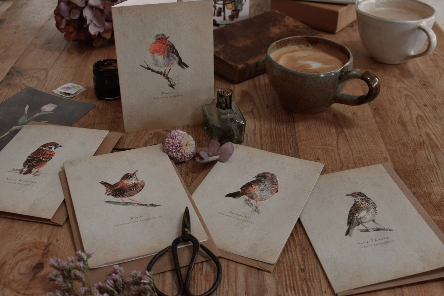 Brooke Marie Tree Sparrow Vintage Card
