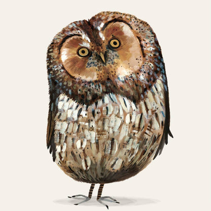 Happy Owl Greeting Card