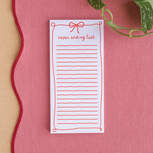 To Do List Pad | Never Ending