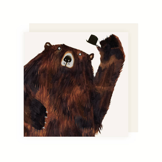 Big Bear Hello Greeting Card