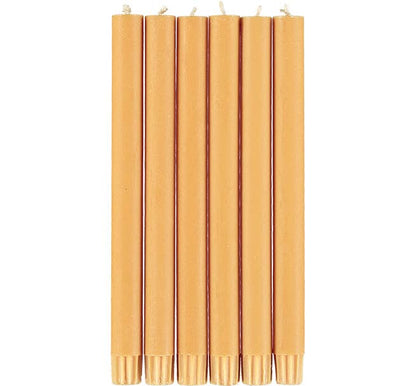 Saffron Yellow Eco Dinner Candles