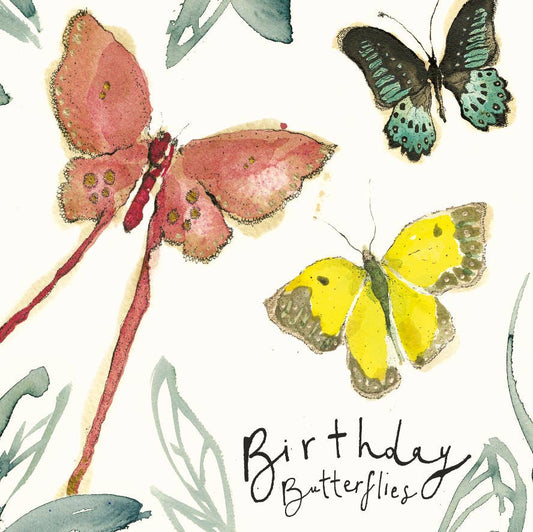 Birthday Butterflies Card