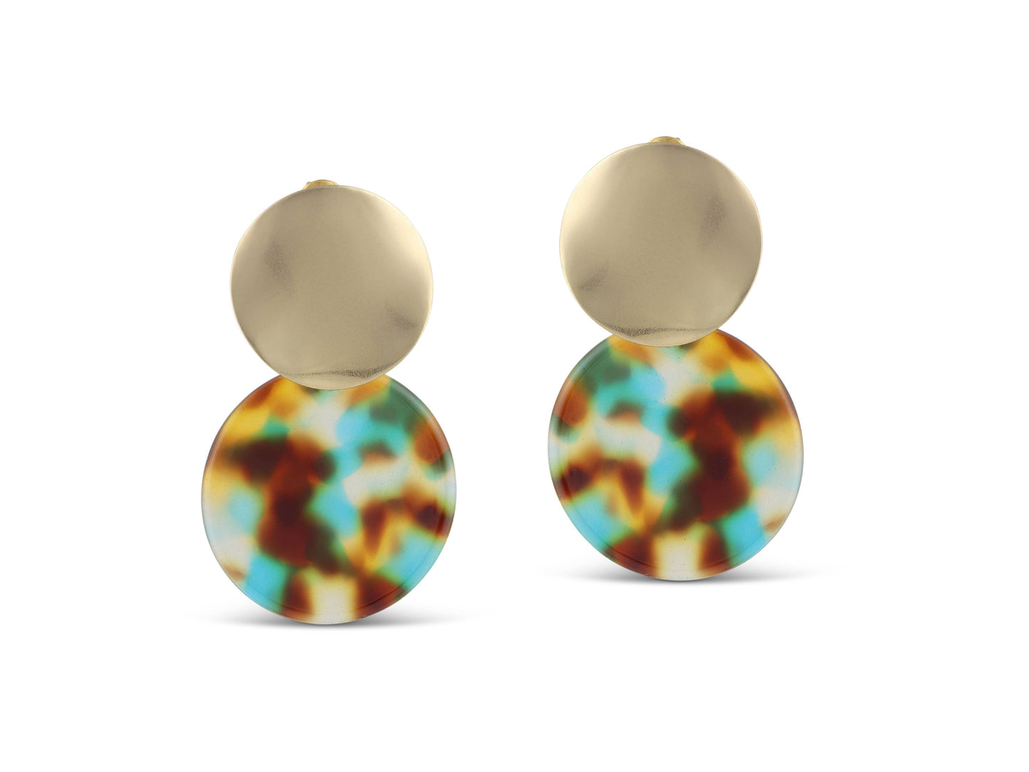 Sarah Two Tone Earrings