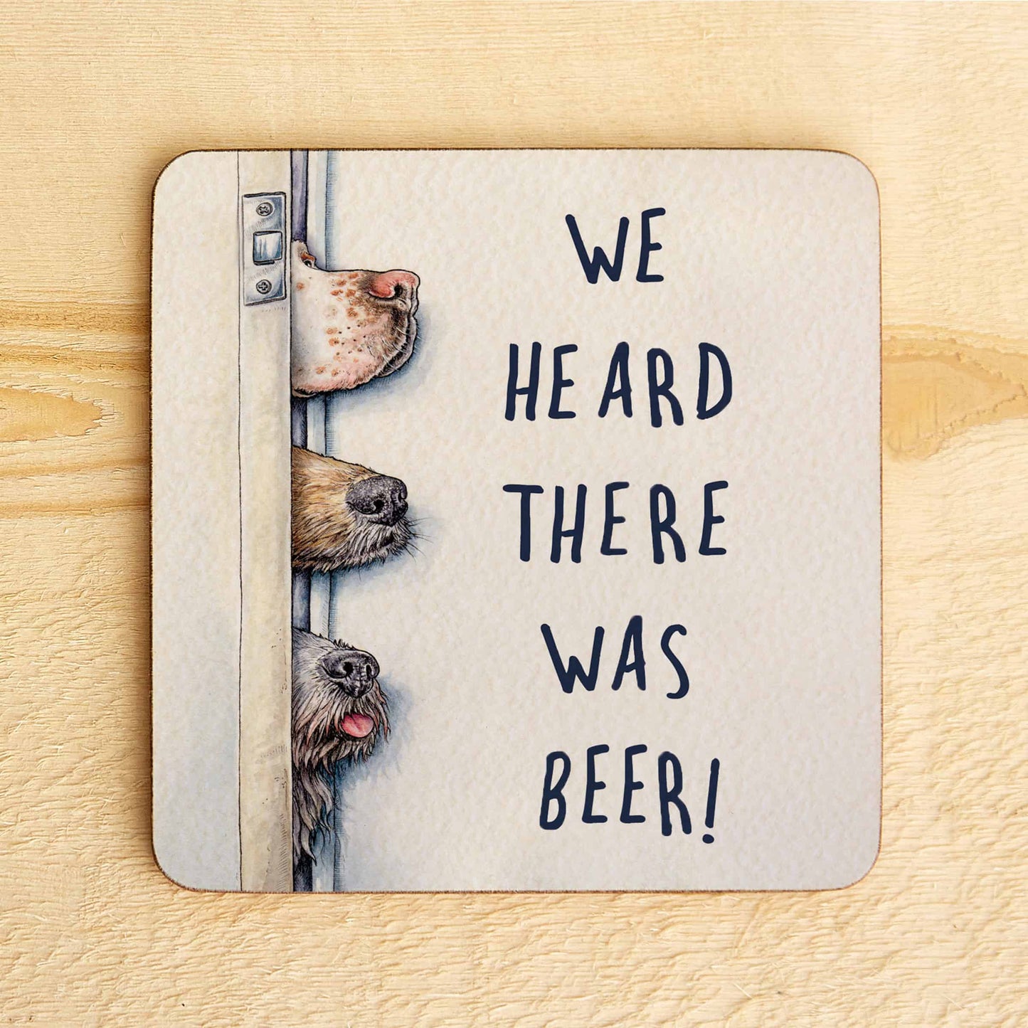 We Heard There Was Beer Coaster - Drinks Coaster