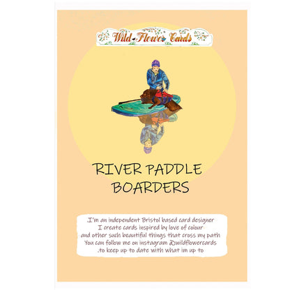 River Paddle Boarding Card