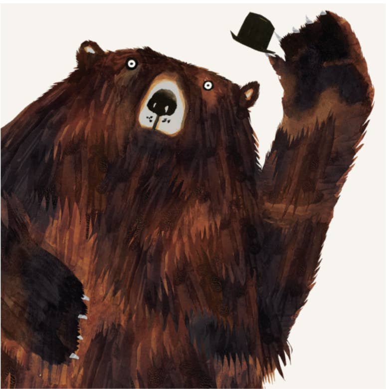 Big Bear Hello Greeting Card