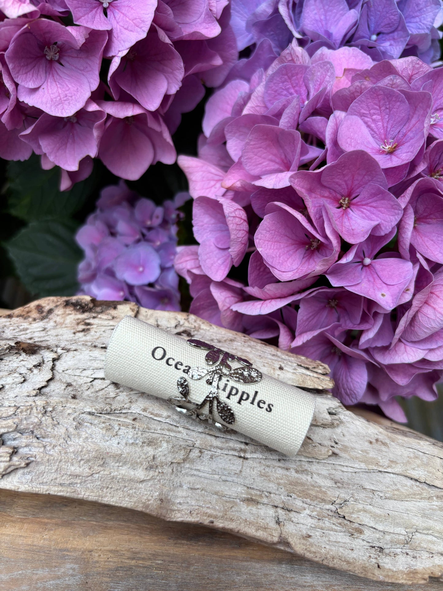 18ct Gold Plated Wrapped Around Leaf Ring