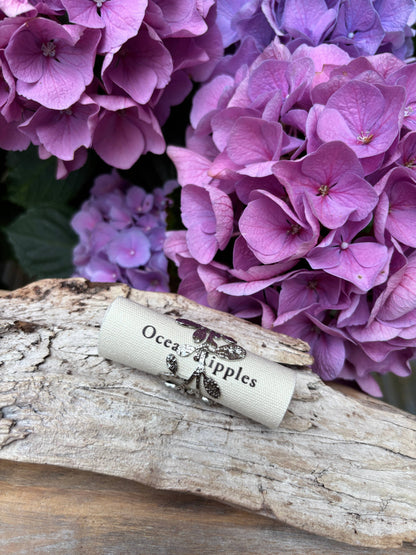 18ct Gold Plated Wrapped Around Leaf Ring