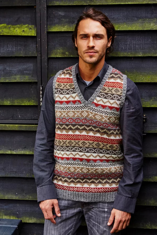 Men's Fairisle Tank Top