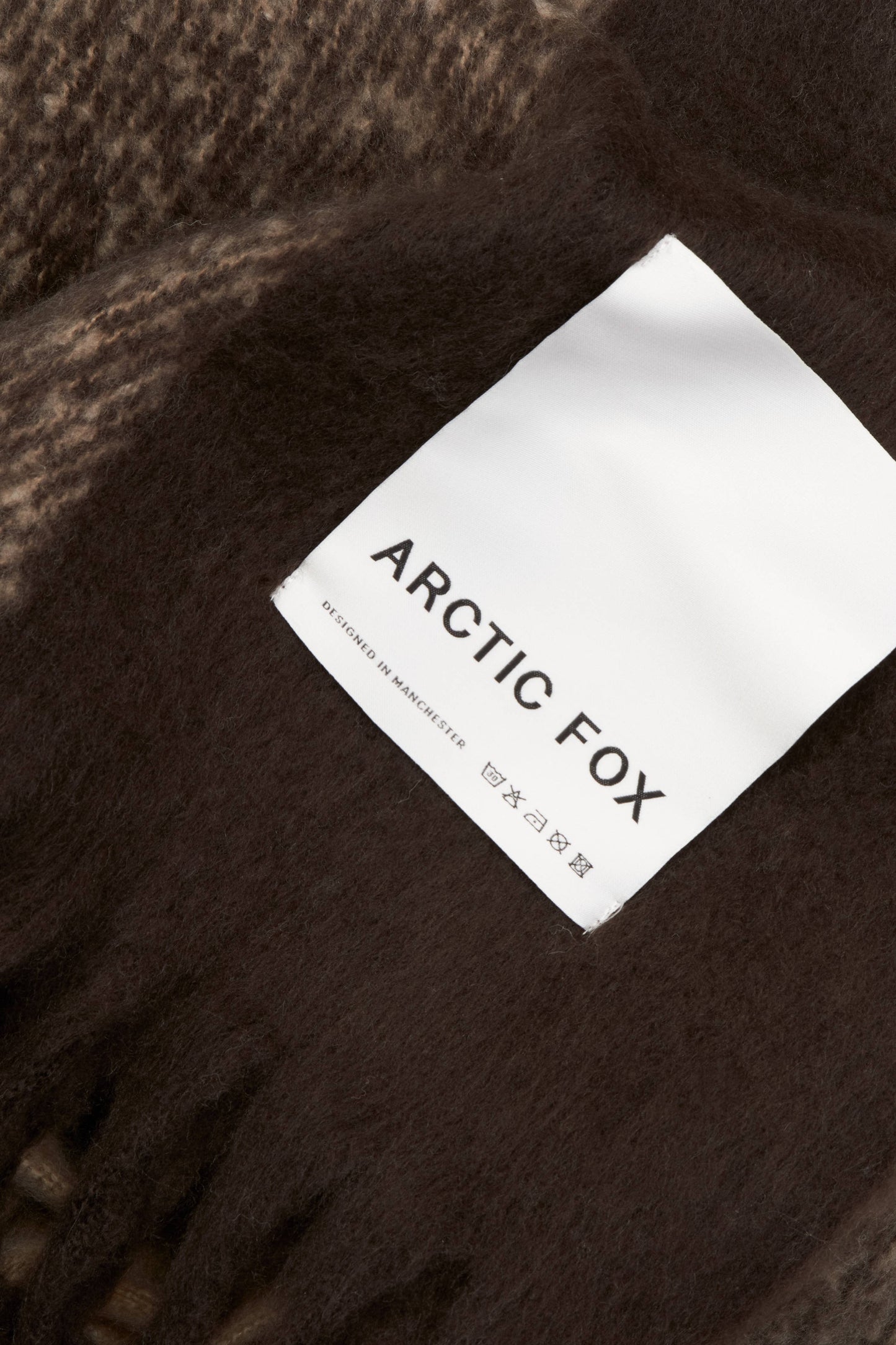 The Reykjavik Throw - 100% Recycled - Dark Earth Brown