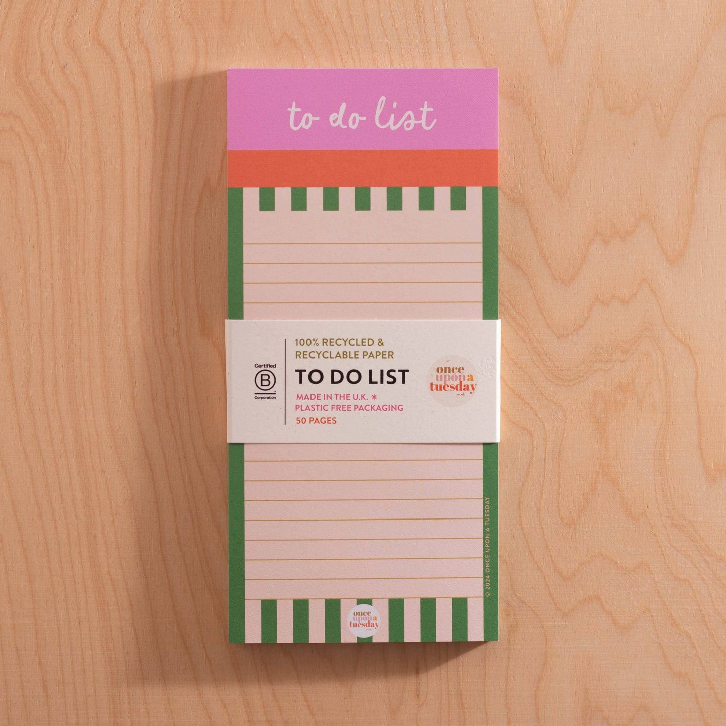 To Do List Pad | Cabana Stripe