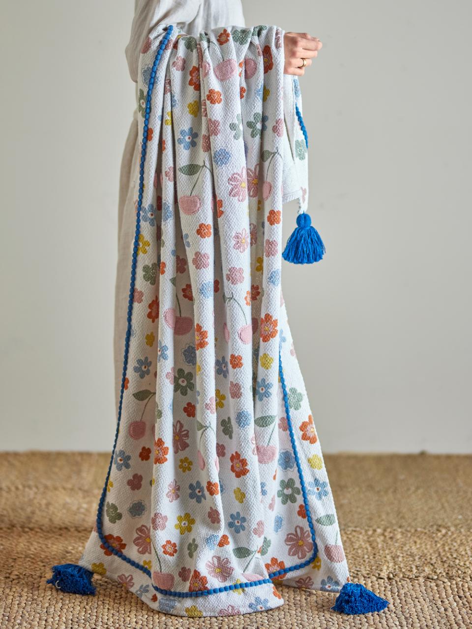 Cherry Recycled Throw