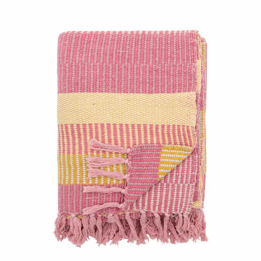 Isnel Recycled Throw - Pink