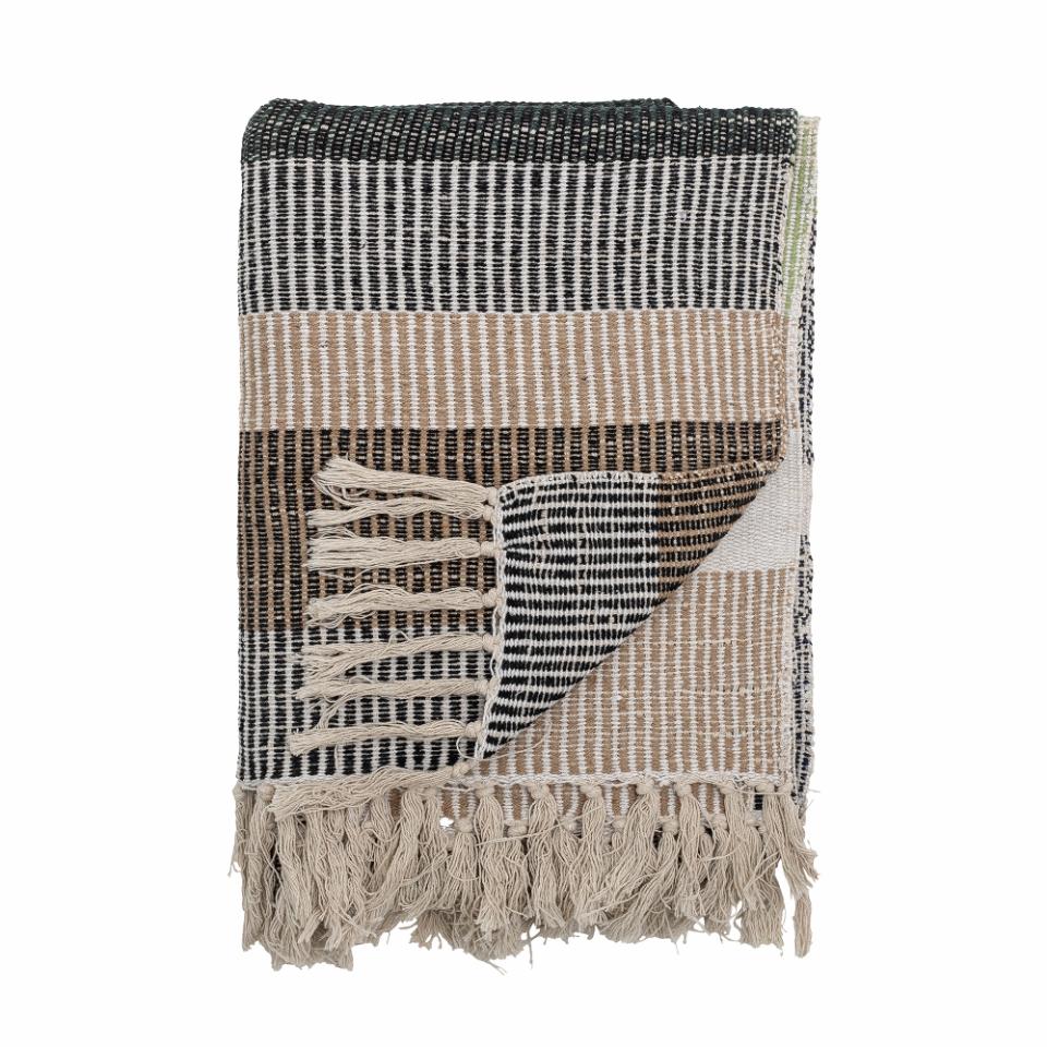 Isnel Recycled Throw, Brown