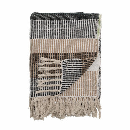 Isnel Recycled Throw, Brown