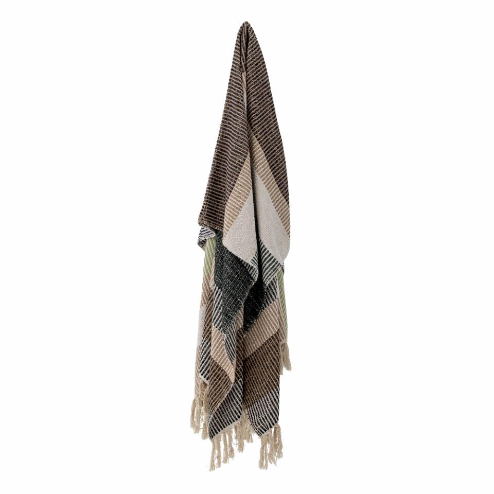 Isnel Recycled Throw, Brown