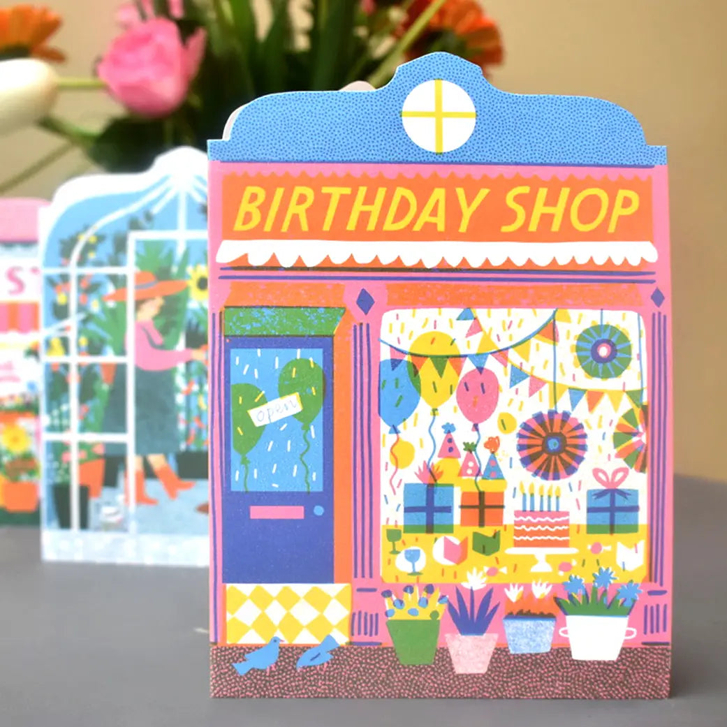 Birthday Shop Cut Card