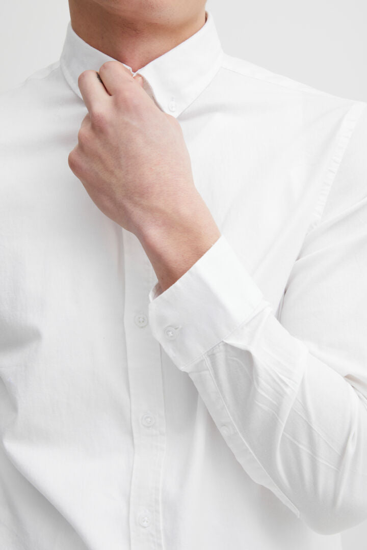 Casual Friday Cotton Shirt - White