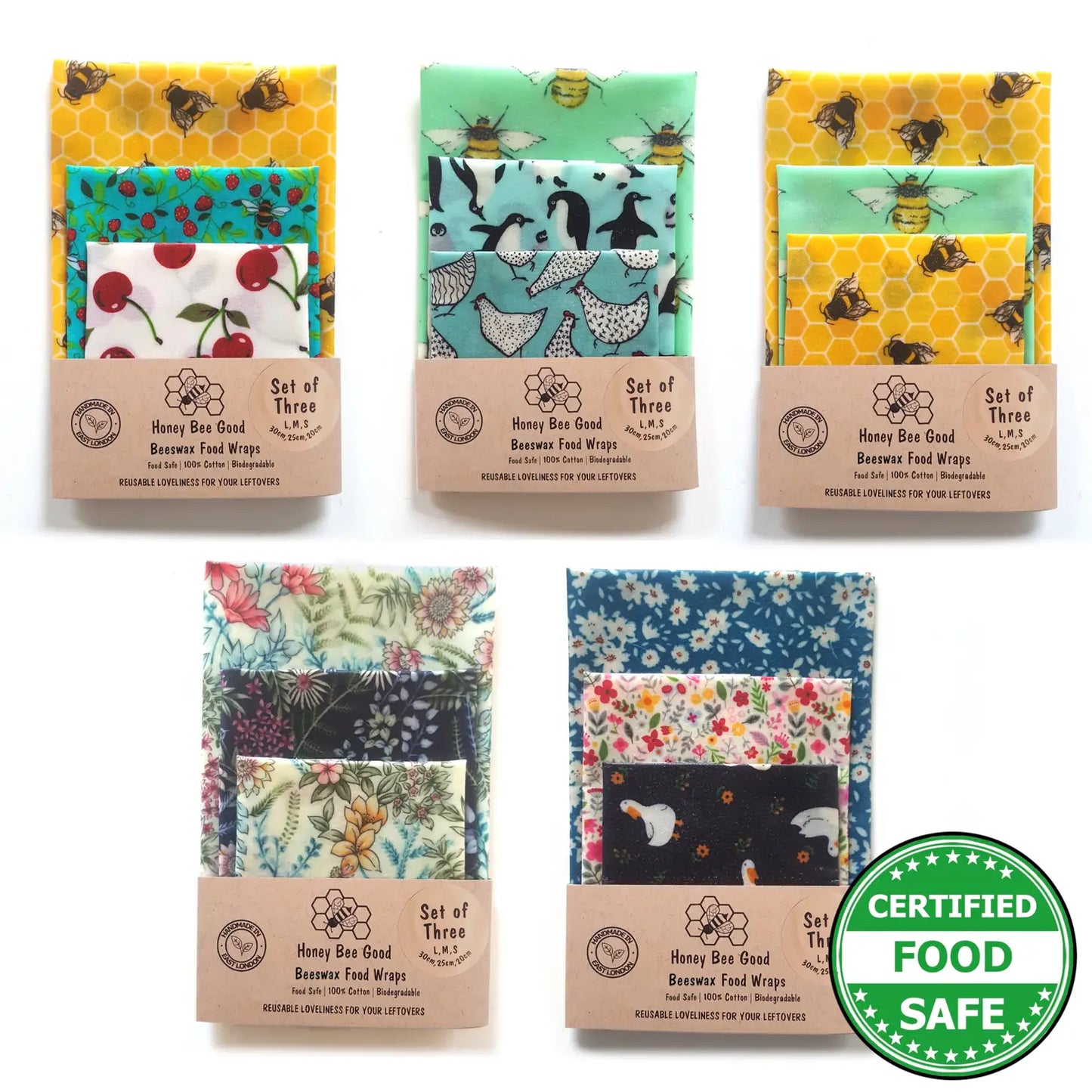 Beeswax Wraps - Floral