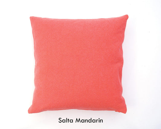Cotton Stonewashed Cushion - Mandarin