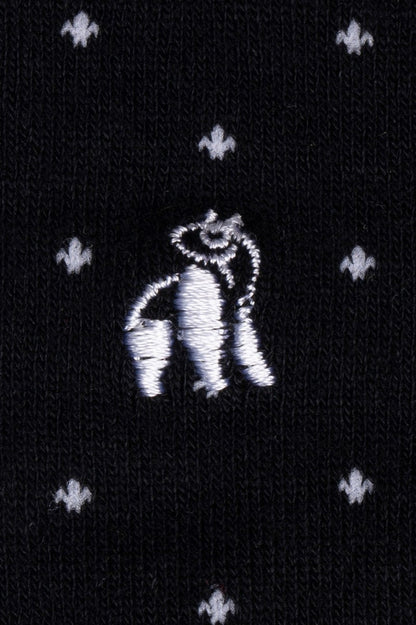 Swole Panda - Spotted Black Bamboo Socks