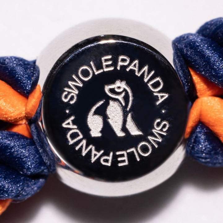 Swole Panda - Orange Rope Bracelet