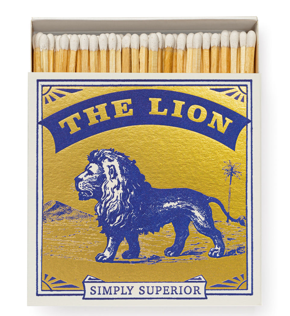 Archivist 'Gold Lion' Decorative Matches