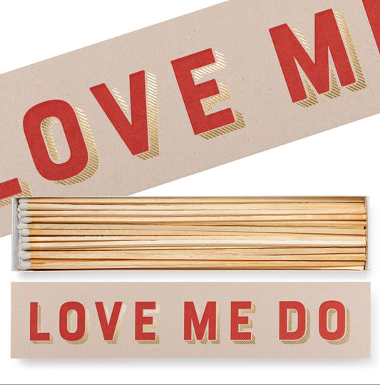 Archivist 'Love Me Do' Decorative Matches