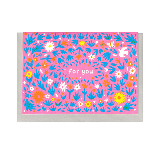 Floral ‘For You’ Card