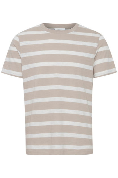 Casual Friday Striped Tee - Grey