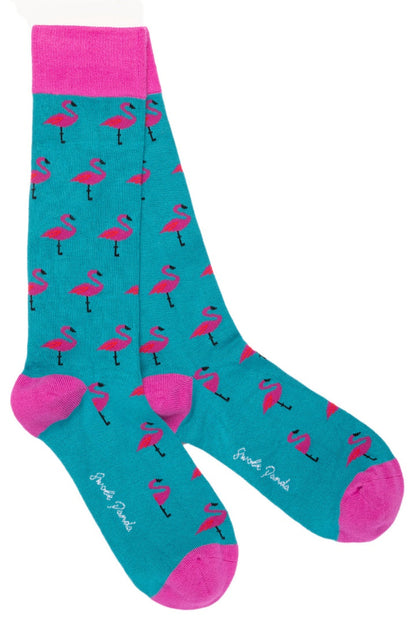 Swole Panda - Women’s Flamingo Bamboo Socks