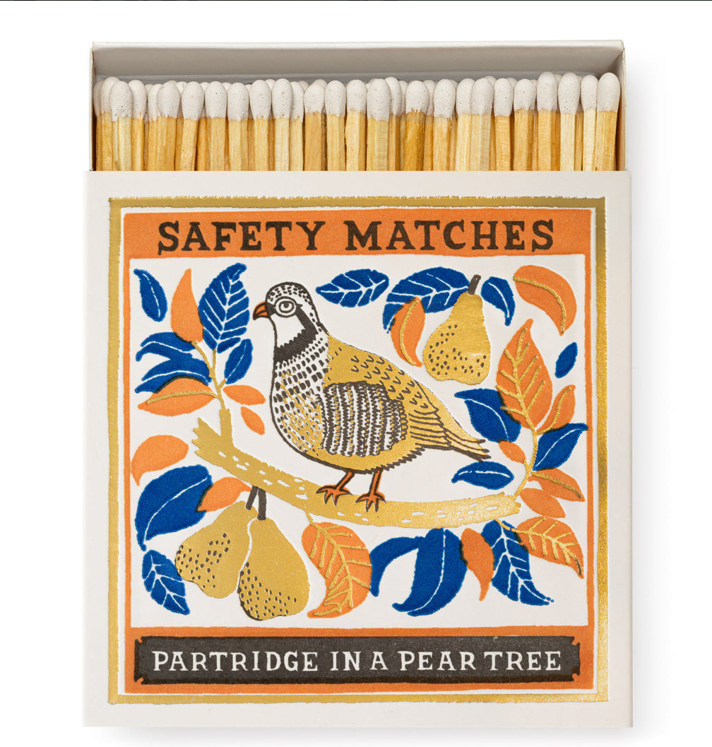 Archivist 'Partridge In A Pear Tree' Decorative Matches