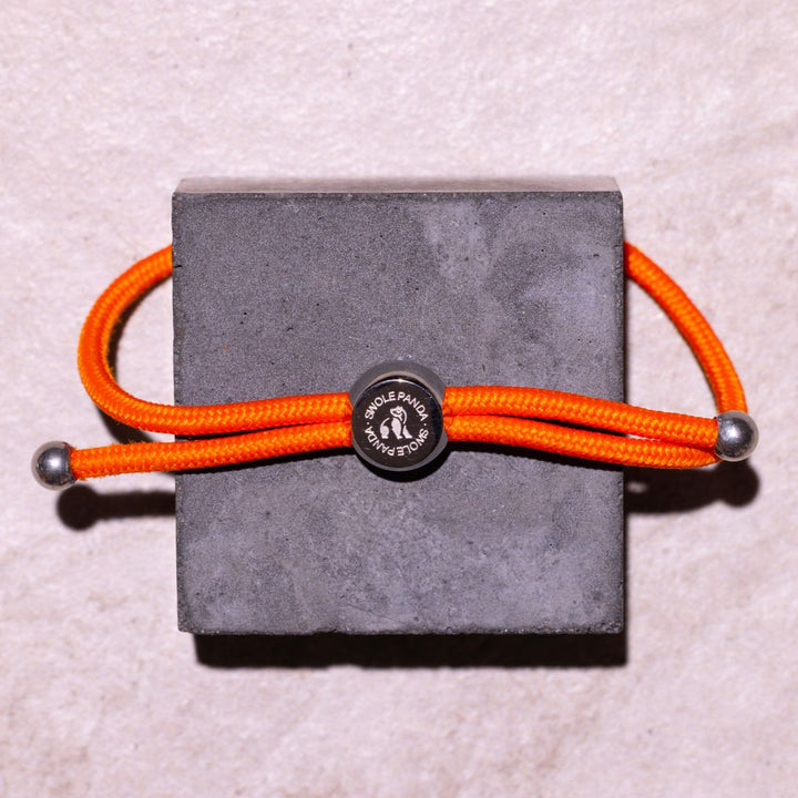 Swole Panda - Orange Rope Bracelet