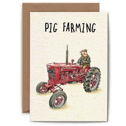Pig Farming Card- Everyday Card