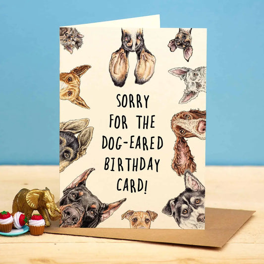 Dog Eared Card - Birthday Card