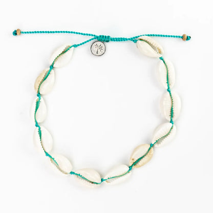 Shell Anklet - Turquoise