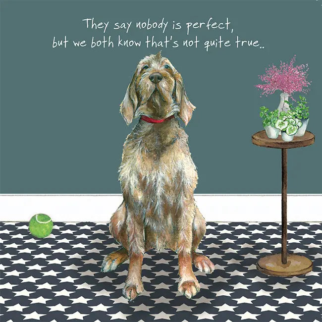 Truly Perfect Dog Greeting Card