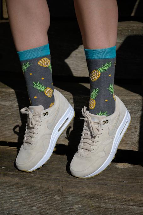 Swole Panda - Women’s Pineapple Bamboo Socks