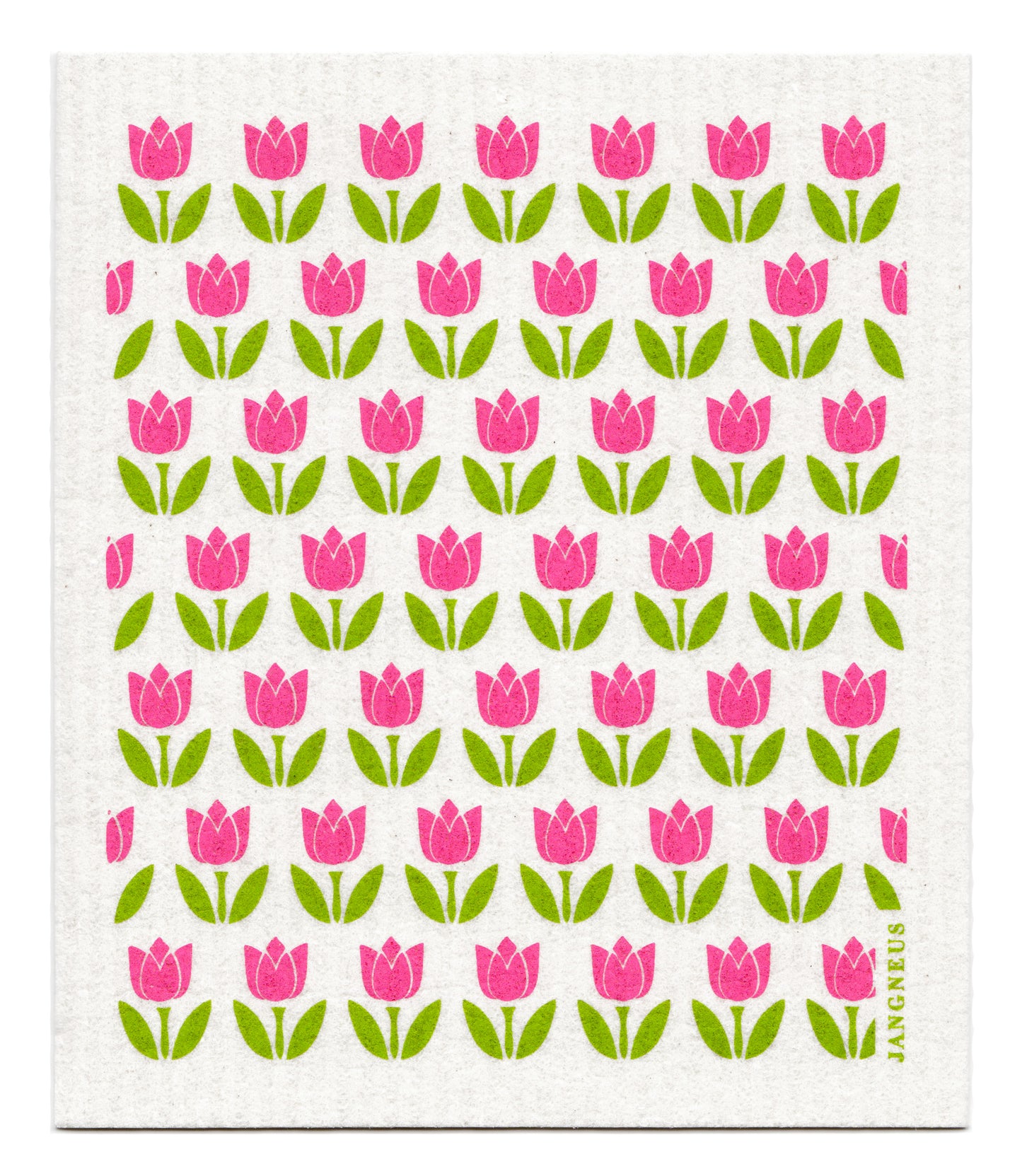 Pink Tulip Dishcloth
