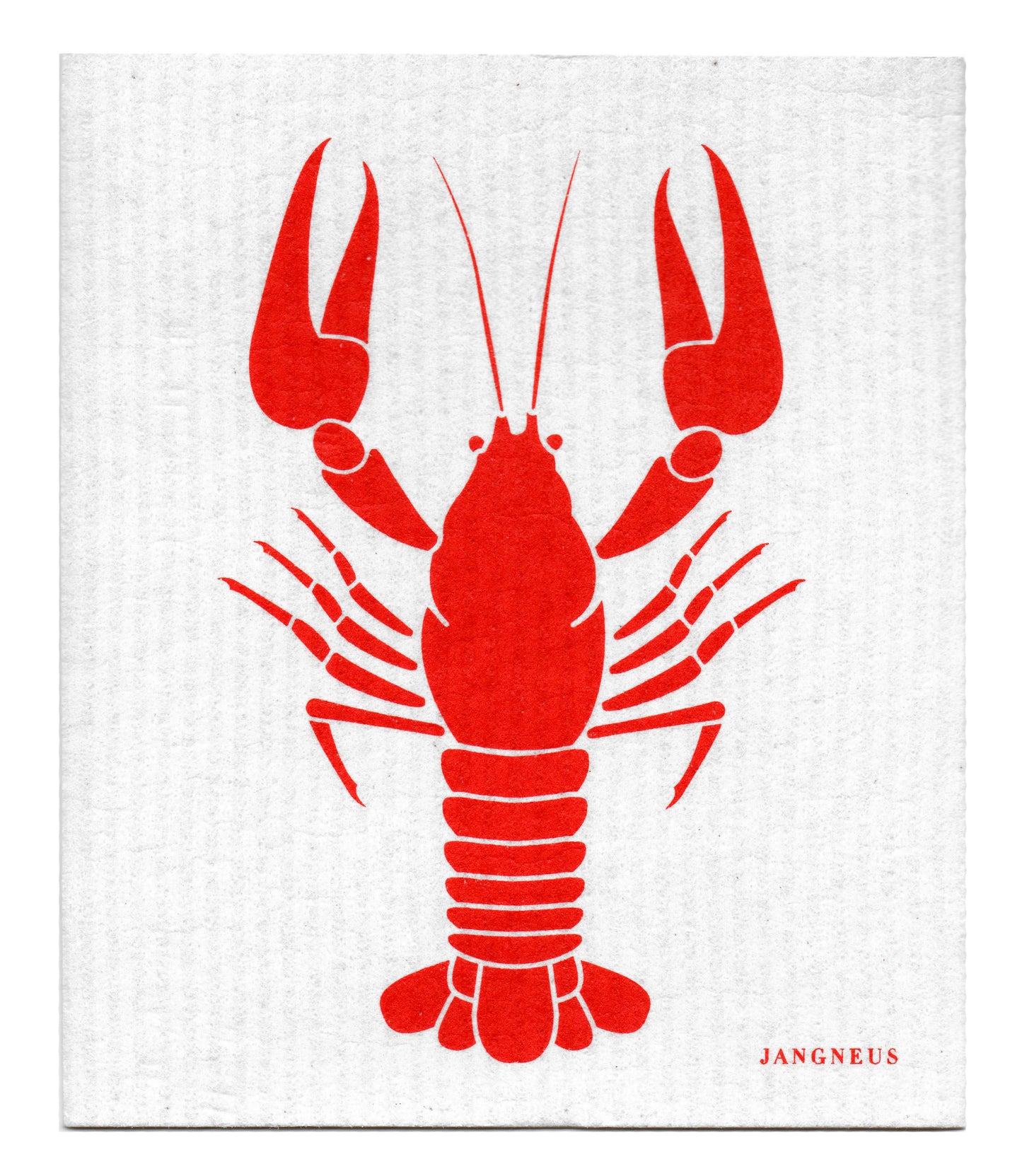Red Crayfish Dishcloth