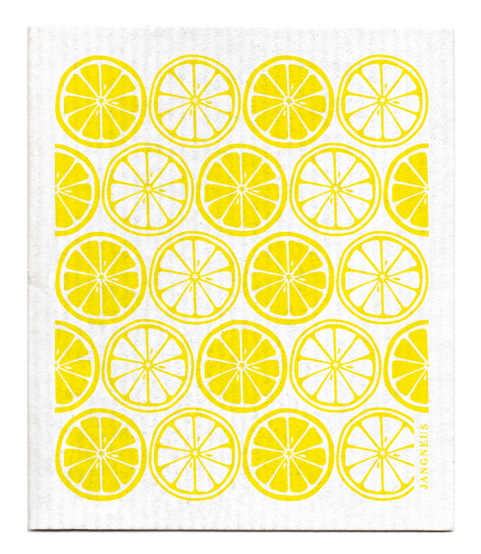 Yellow Citrus Dishcloth