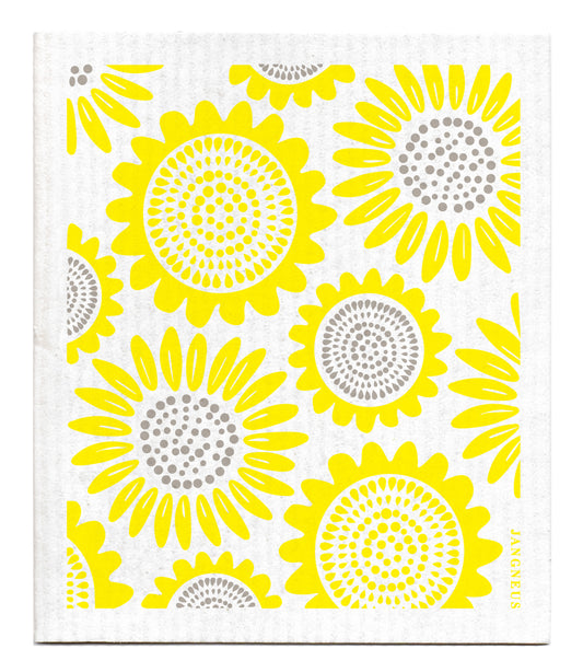 Yellow Sunflower Dishcloth