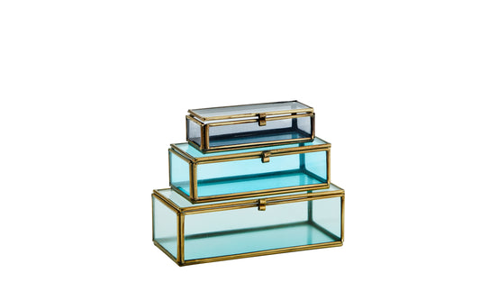 Coloured Glass Boxes