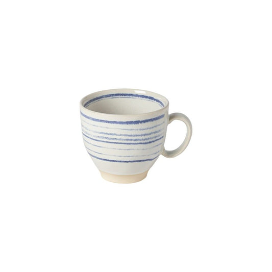 Blue Stripe Mug - Hand Glazed in Portugal