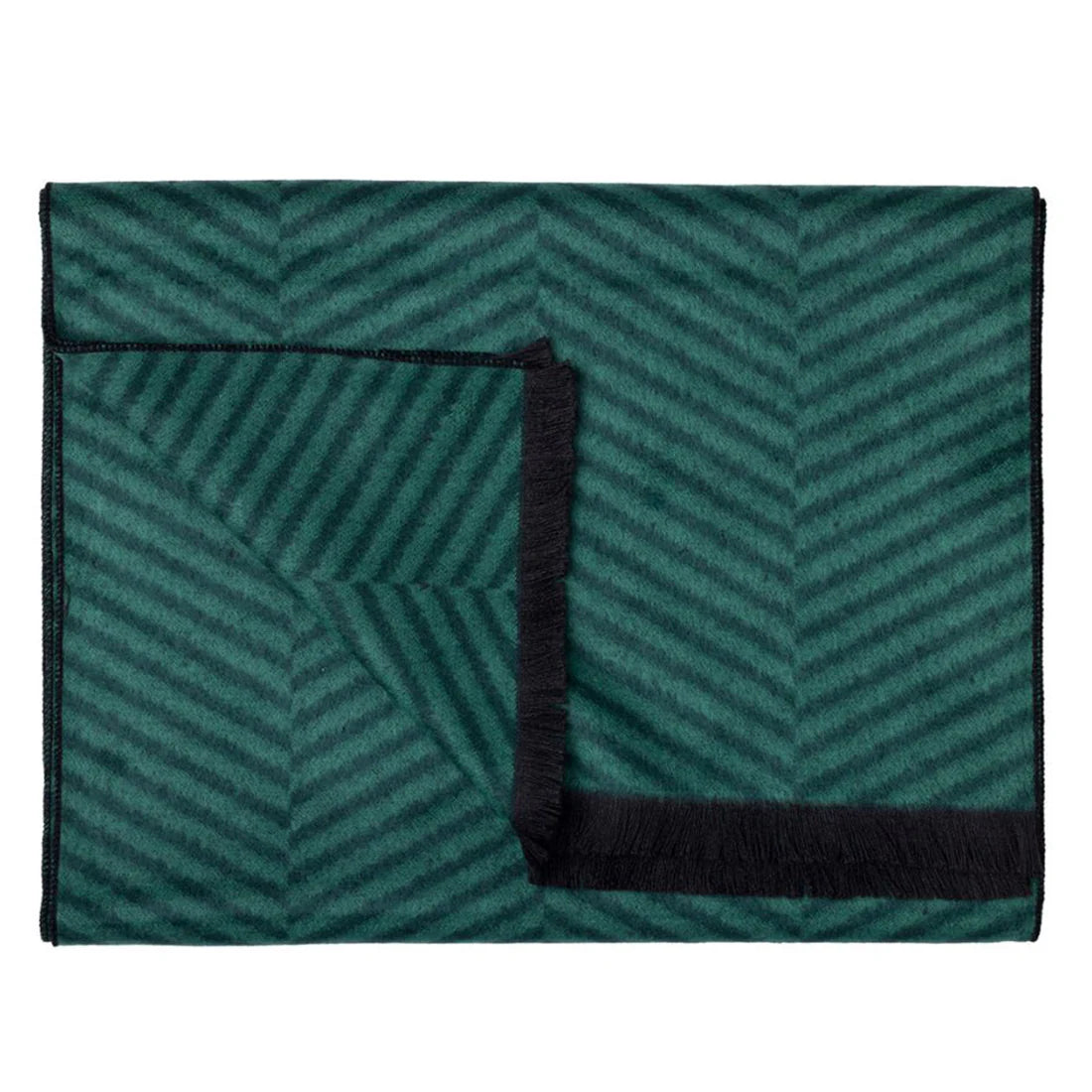 Swole Panda - Green Herringbone Bamboo Scarf