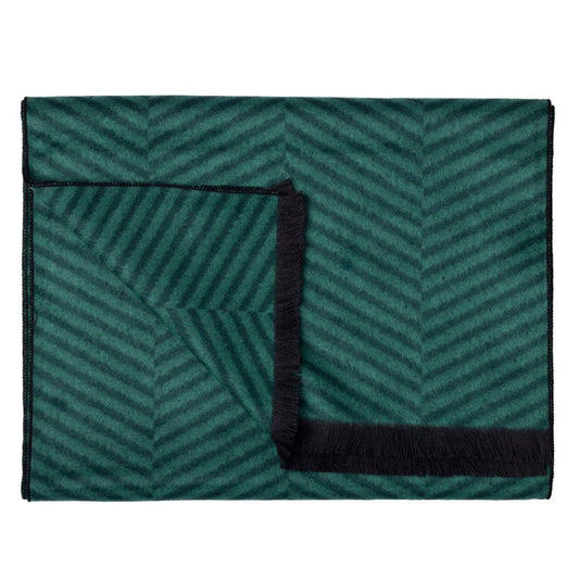 Swole Panda - Green Herringbone Bamboo Scarf