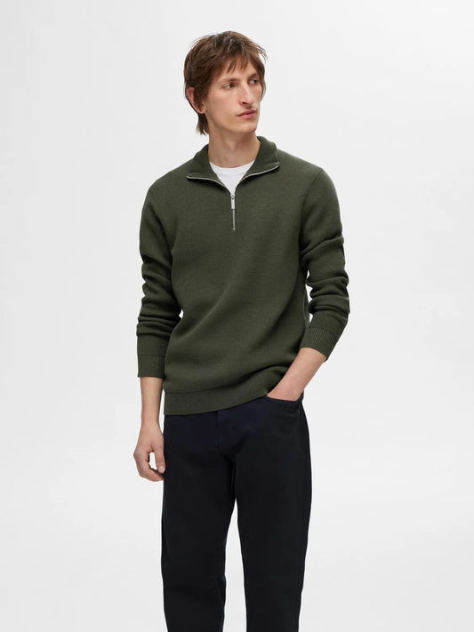 Selected Homme Structured Half Zip