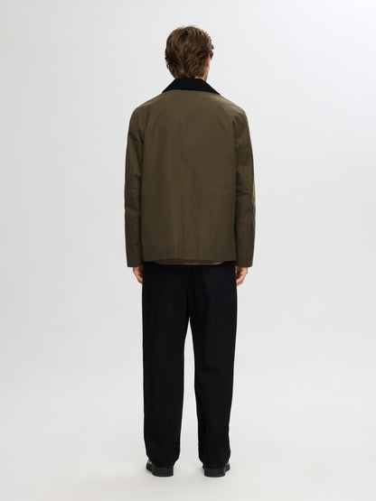 Selected Homme Waxed Cotton Jacket