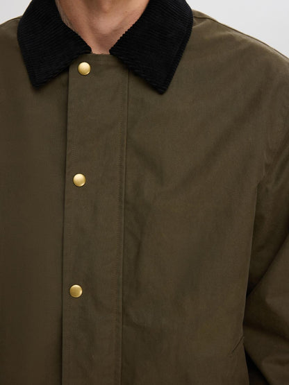 Selected Homme Waxed Cotton Jacket